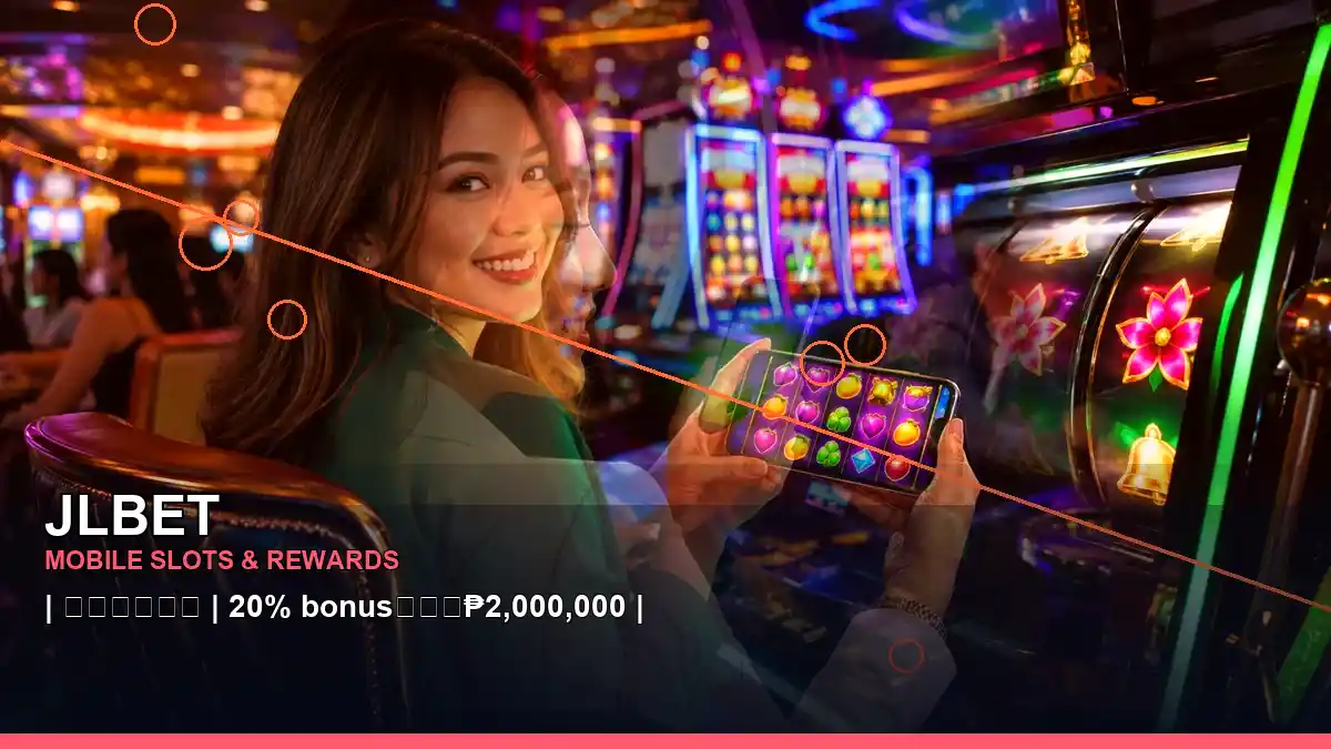 JLBET high-energy reels casino bonus games in a layered collage layout for Philippine players