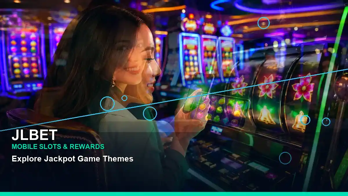 JLBET layered collage duo online slot games highlighting mobile-friendly casino play